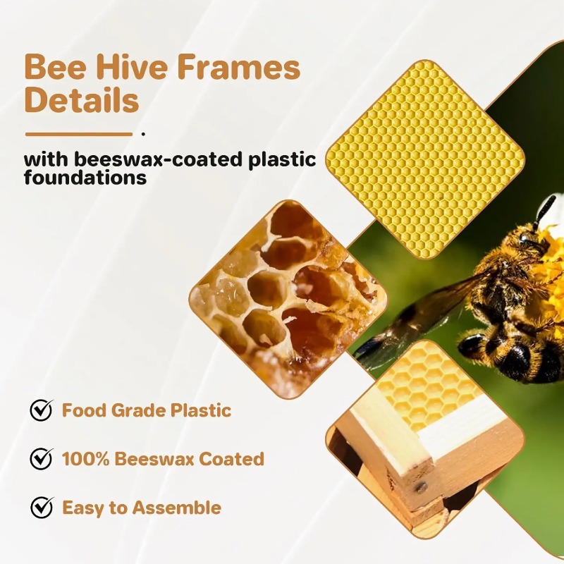 Полный комплект ульев на 10 ра – обзор и цена Beehive Frame Wax