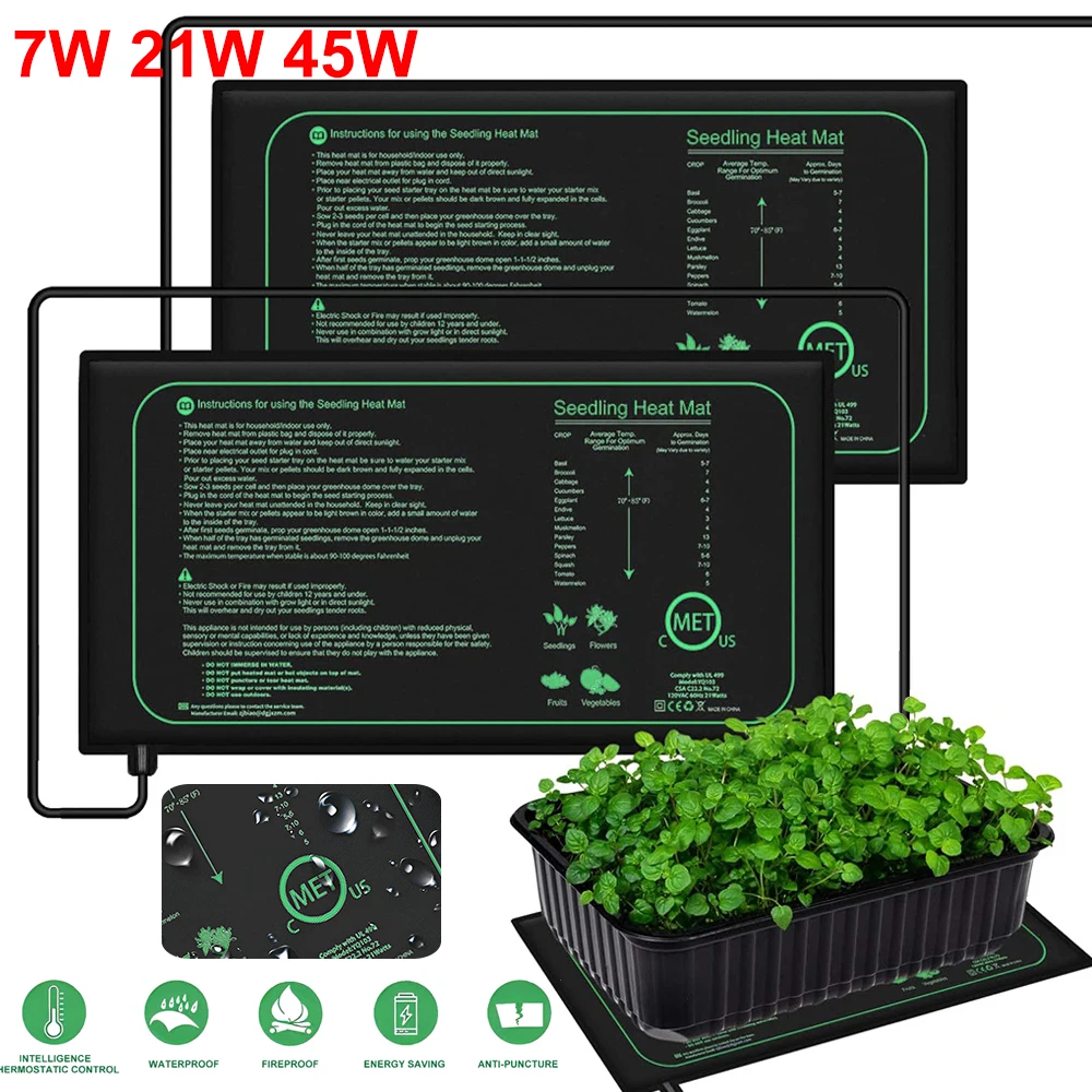 10/25/50 см нагревательный ков – обзор и цена Seedling Heat Mat